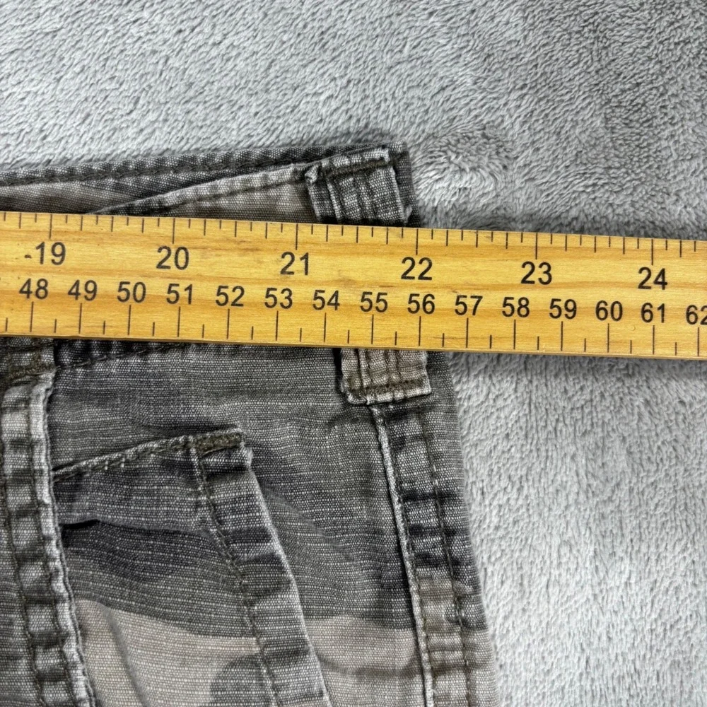Lee Dungarees Cargo Shorts Mens 42 Green Camo Cotton Multi‎ Pocket